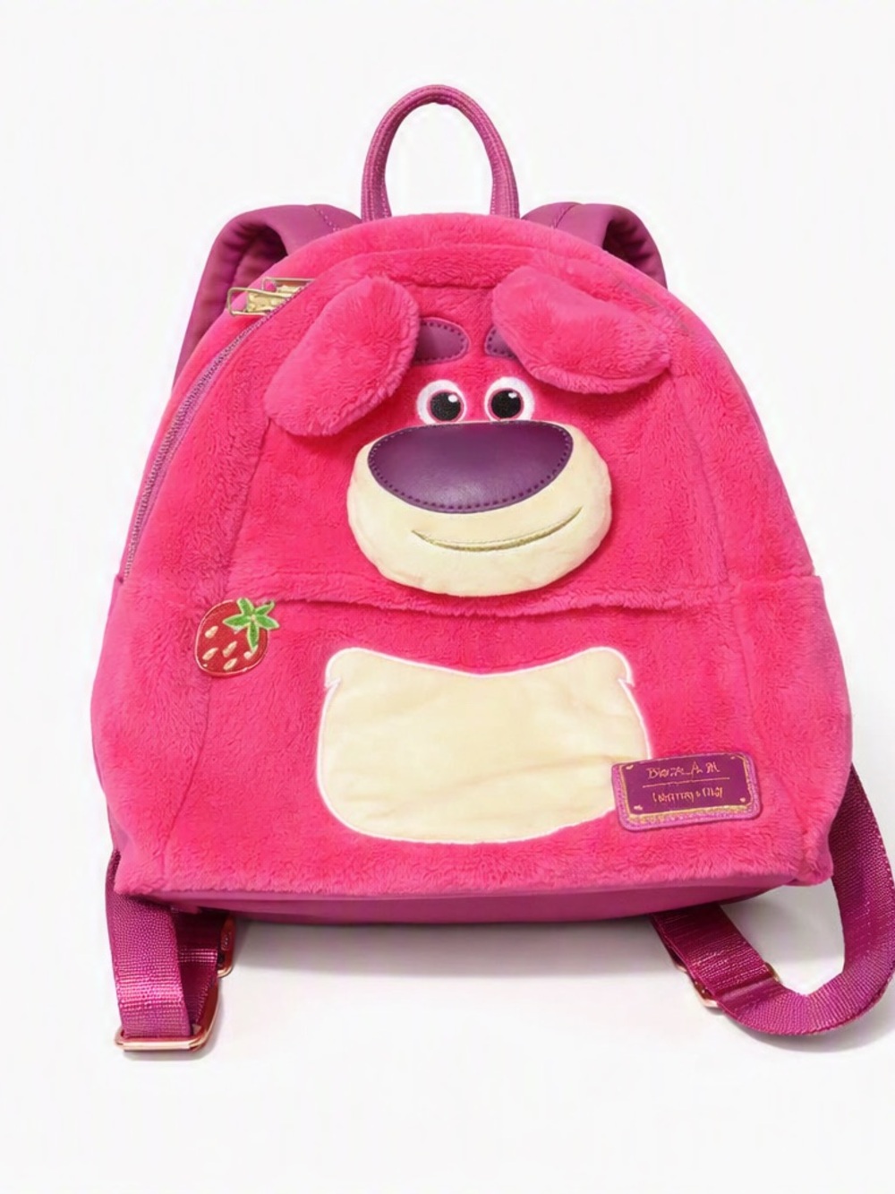 Loungefly Disney Pixar Toy Story Lotso Plush Mini Backpack Pink Scented